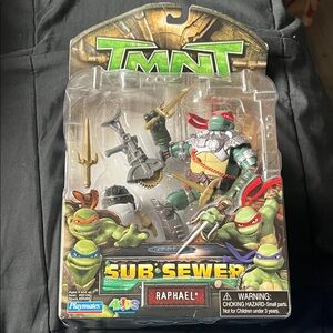 Vintage TMNT Raphael Action Figure